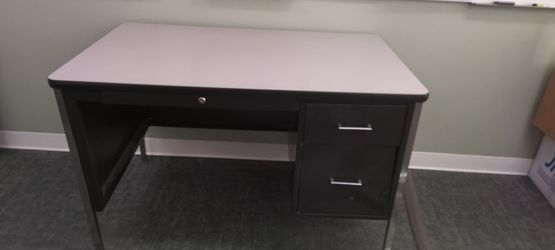 Free metal desk