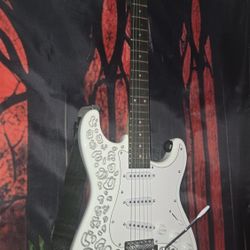 Hand Carved Guitar