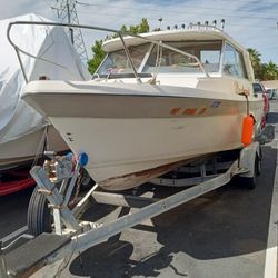 Fishing Boat,  With Cabin, Volvo 4 Cyc.  