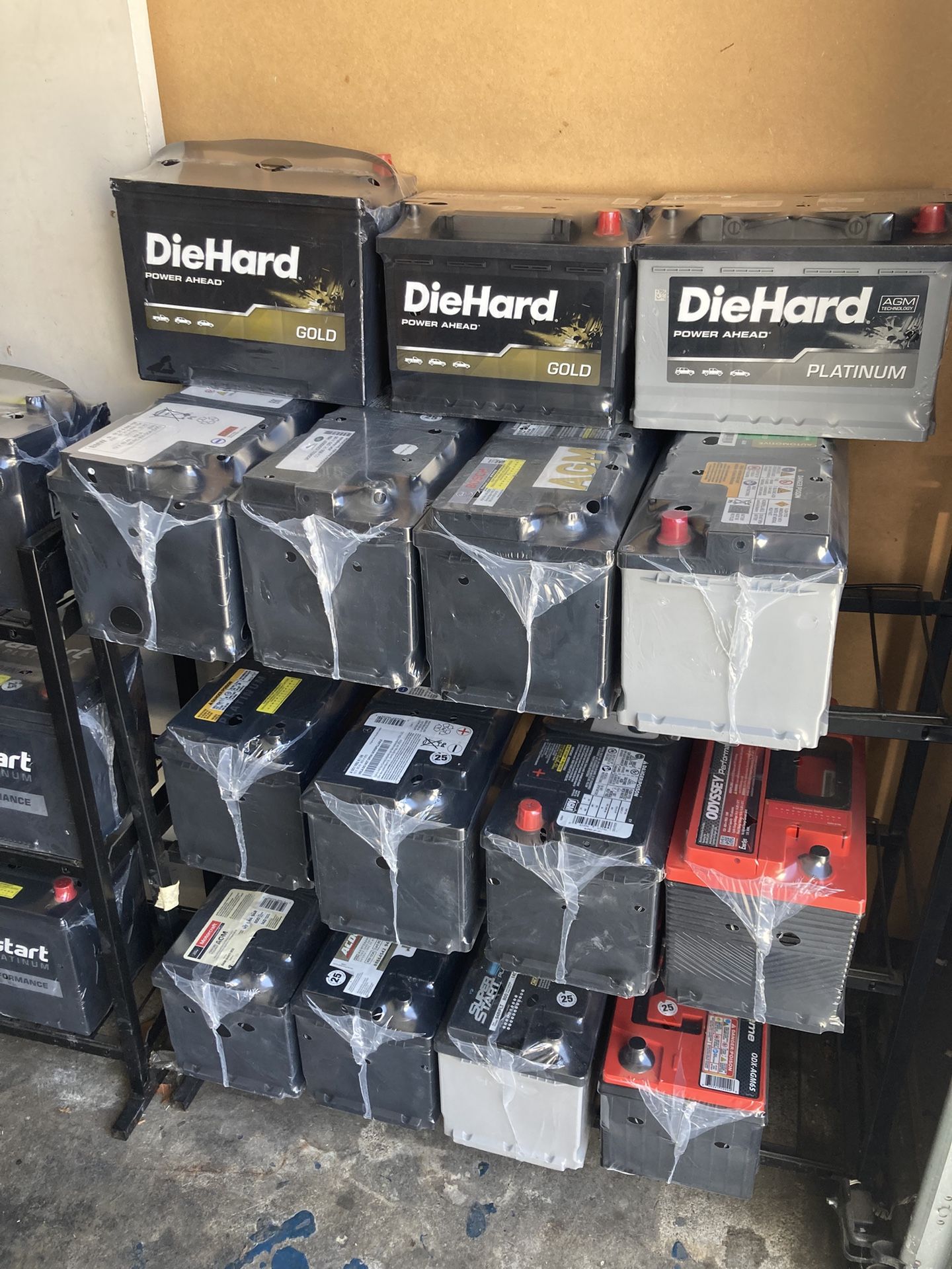 Car batteries