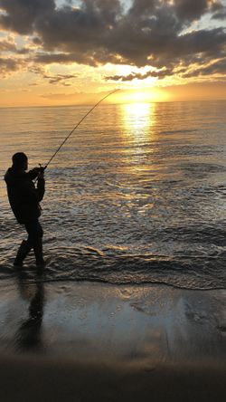 Fishing ,catch salmon ,fun in the sun and sand