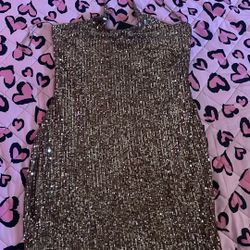 Sequin Mini Dress XL