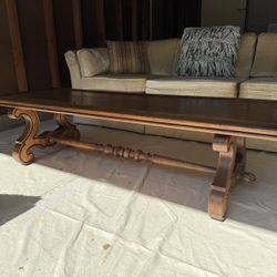 Rectangle Wood Coffee Table 
