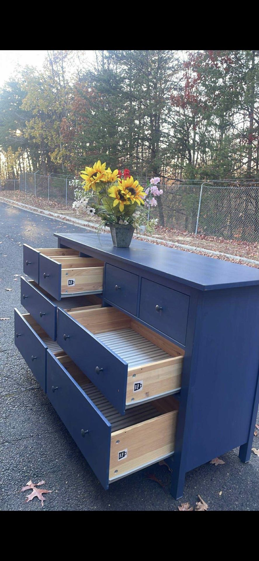 IKEA Hemnes Long Dresser With Big Drawers. Drawers Sliding Smoothly. Great Condition