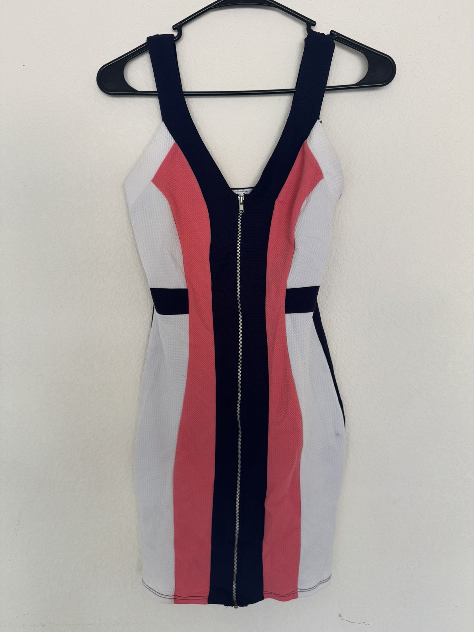 Colorblock Sleeveless Dress