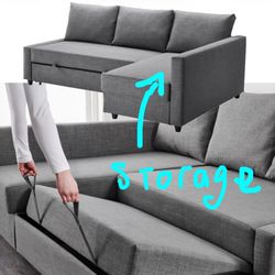 IKEA Frihten Couch Bed w/ Storage