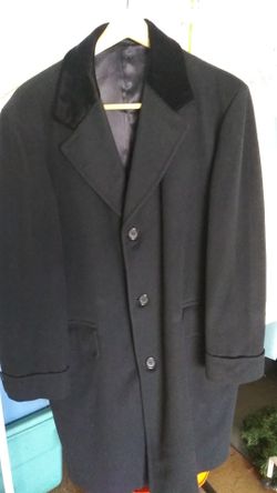 Men's black coat