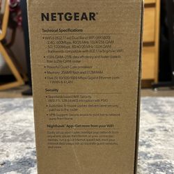 NetGear Dual Band Wifi Router AX1800S (RAX10)