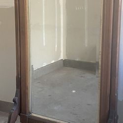 Tall Antique Standing Mirror 