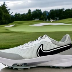 Brand New Nike Air Zoom Infinity Tour NEXT% 
White Black Swoosh Golf Shoes Sizes 9, 10 Wide