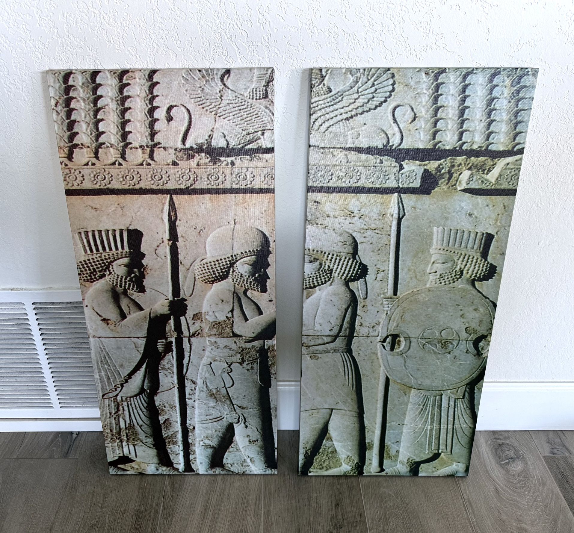 Ancient Persia Persepolis (Takhteh Jamshid) Canvas Art (Set of 2)
