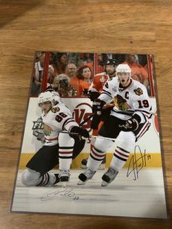 Toews & Kane autograph 16x20. Guaranteed to pass tpa