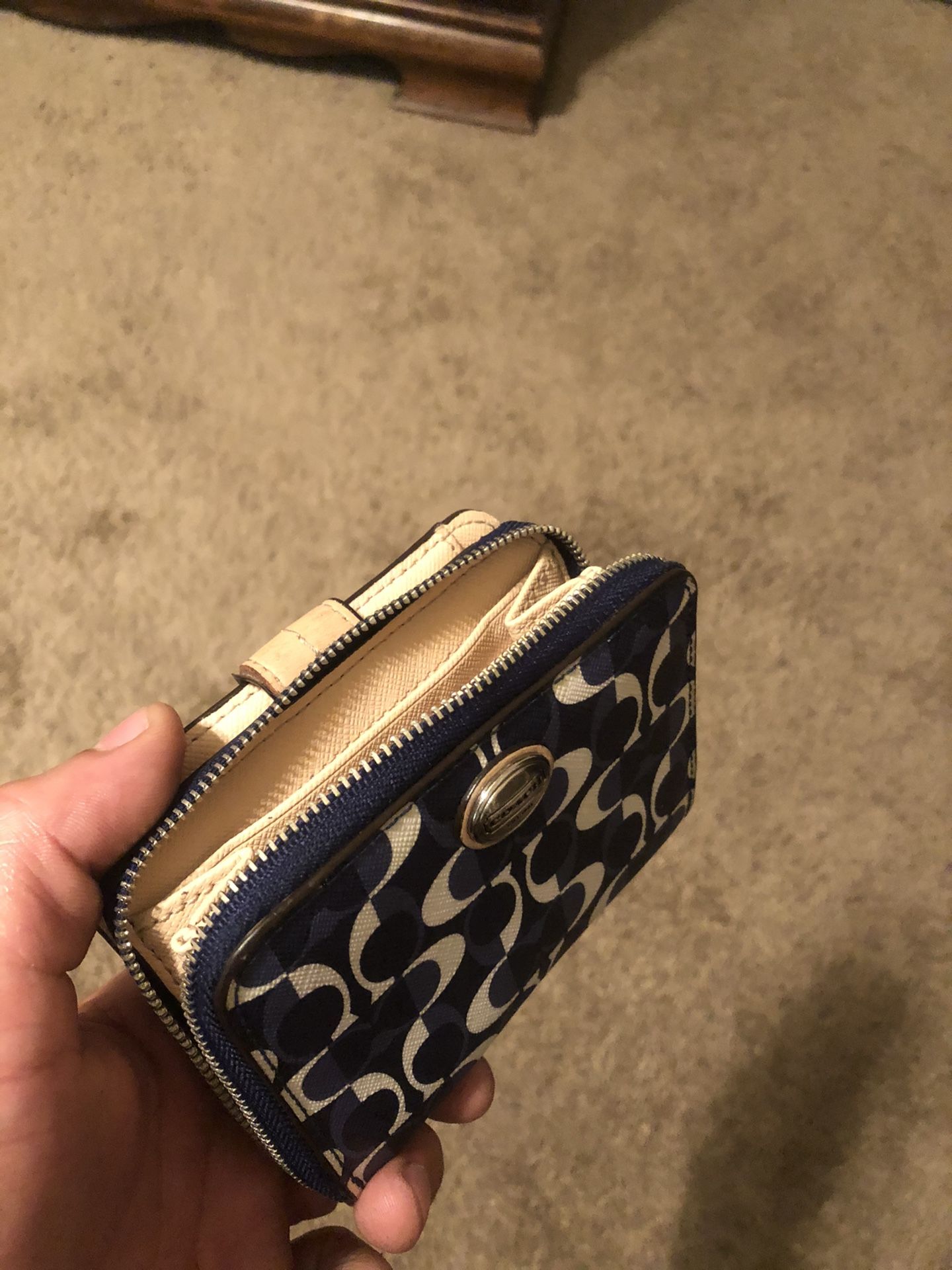 Coach wallet used hotsell