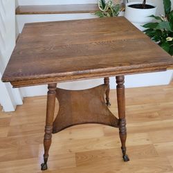 Antique Table With Claw Feet