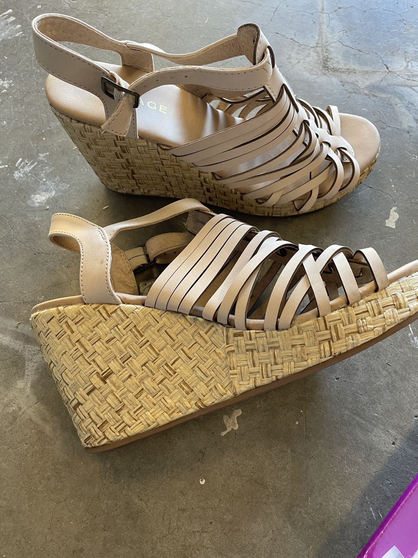 Rampage Nude Wedge