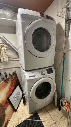 Samsung washer and electric dryer