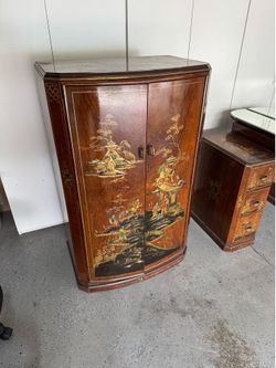 Vintage Chinoiserie Set (Hand-Painted)