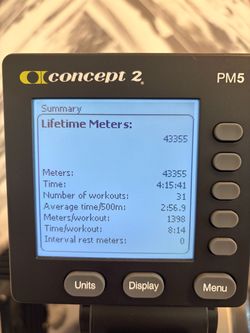Concept 2 Rower