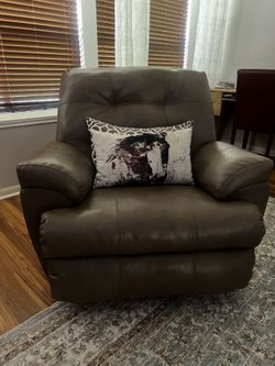 Faux Leather Recliner