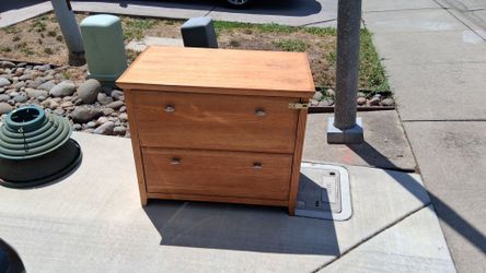 Free wood file cabinet