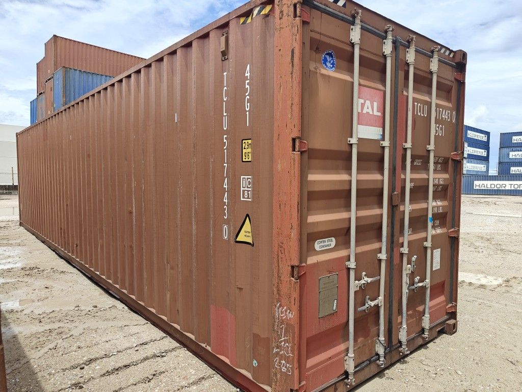 40HC Wind & Water Tight Shipping Containers For Sale