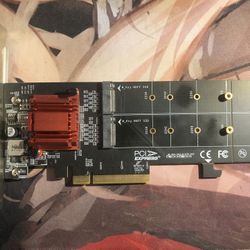 Dual NVMe PCIe Adapter