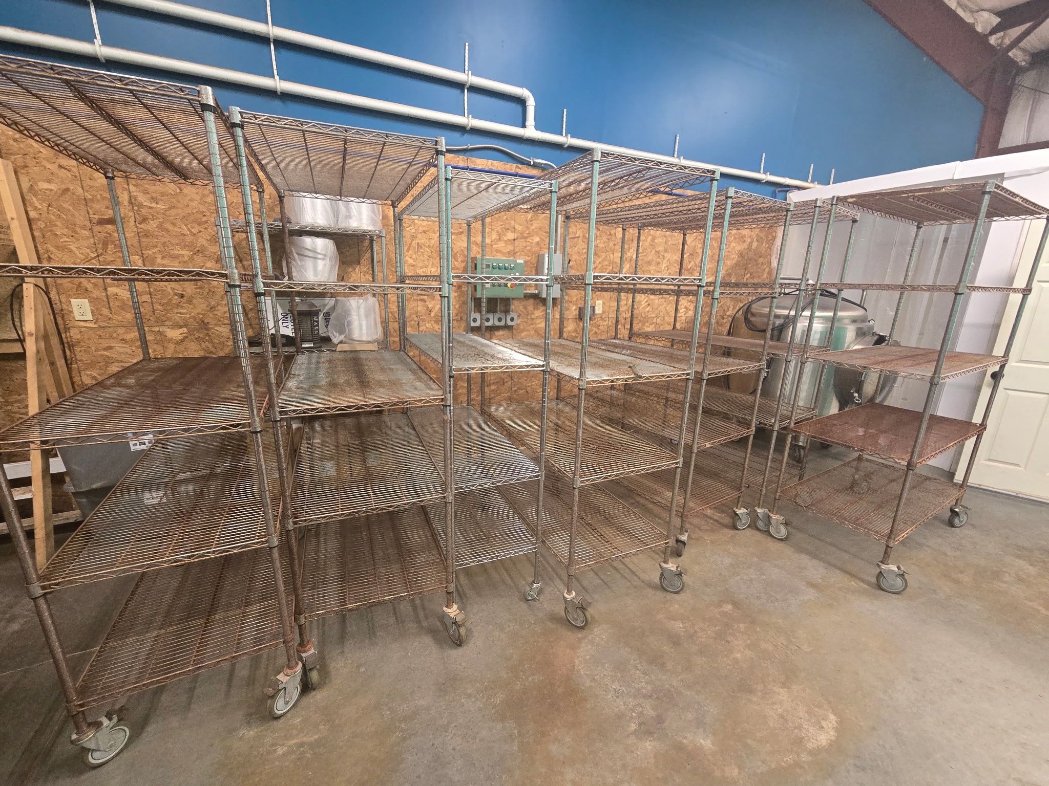 Steel Wire Shelving Uline and HDX