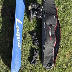 Complete Snowboard Package – Size 8 – Ready to Ride ($300)