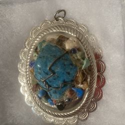 Vintage Pendant Turquoise 