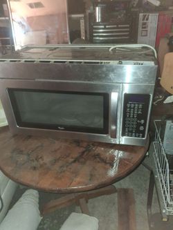 Stainless steel over the range