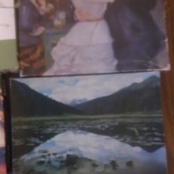 Lot Of 4 Springbok Jigsaw Puzzles Vintage