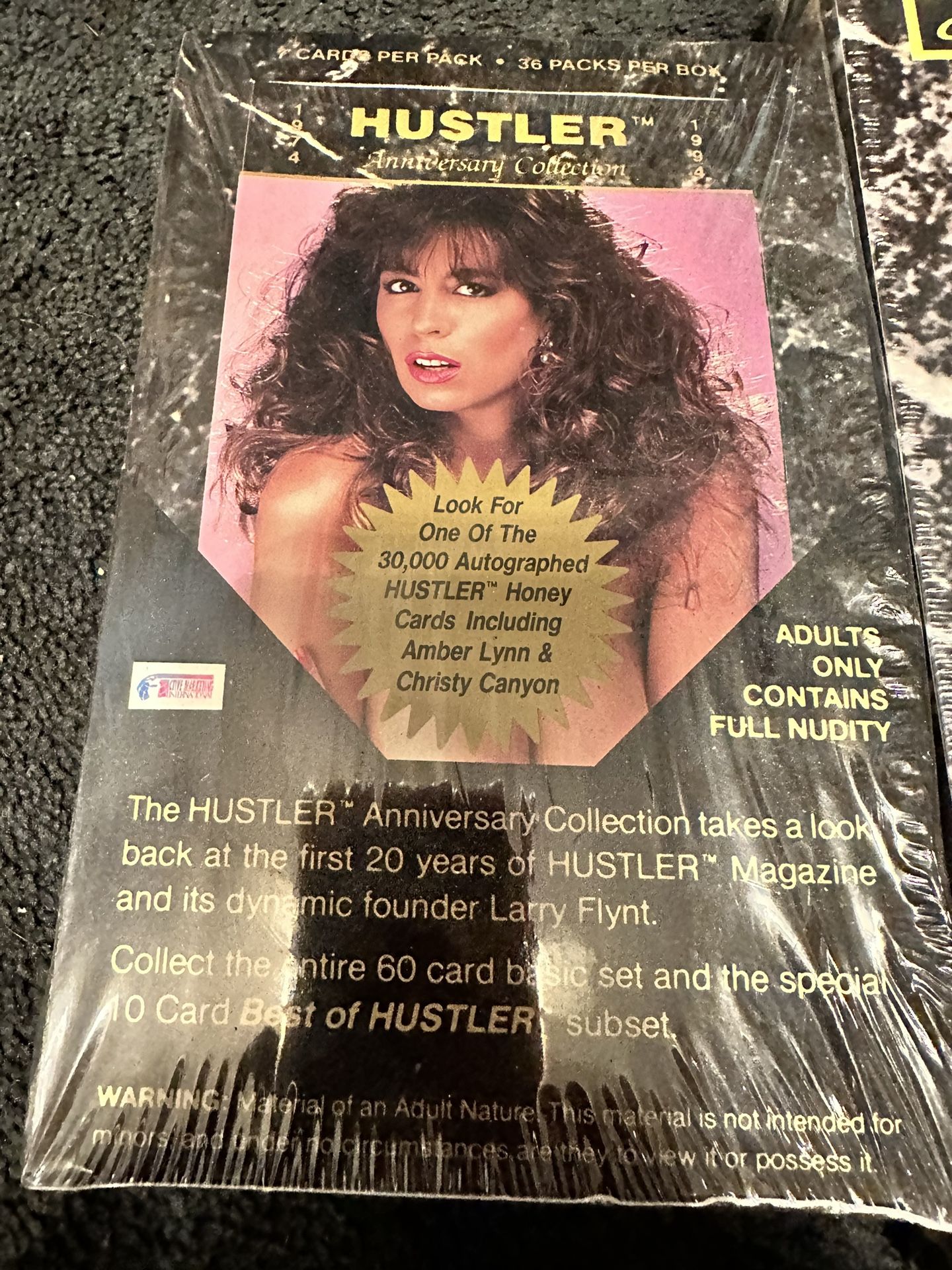 Hustler trading cards Unopened