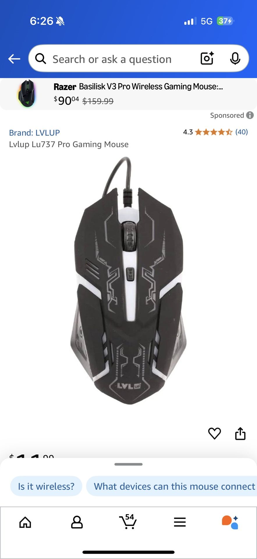 gaming mouse