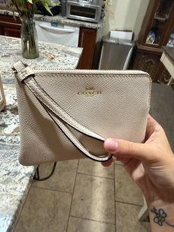 Coach Leather Wristlet Wallet