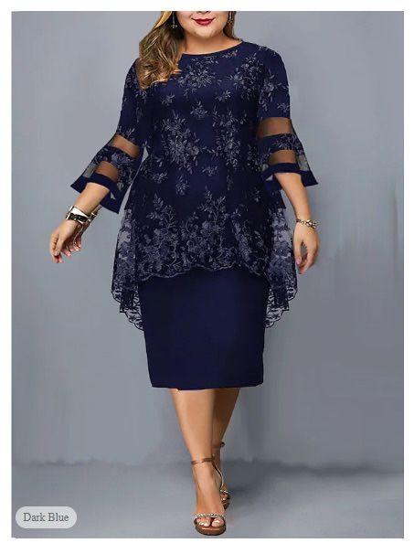 Plus Size NEW Lacy Cocktail Dress. Size 3X. Great Holiday Party Dress.$55.00 Firm.