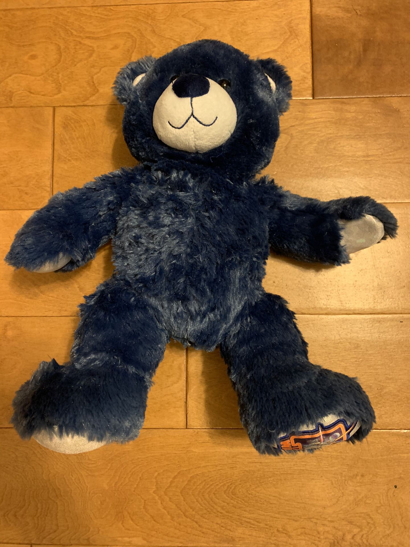 Build A Bear Star Wars Teddy Bear 16” Plush Stuffed Animal Toy Blue White Silver
