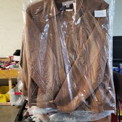 Faux Leather Women's sz XL Jacket NWT