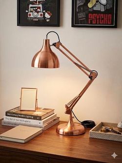 Copper sArchitect Desk Lamp — Adjustable & Stylish
