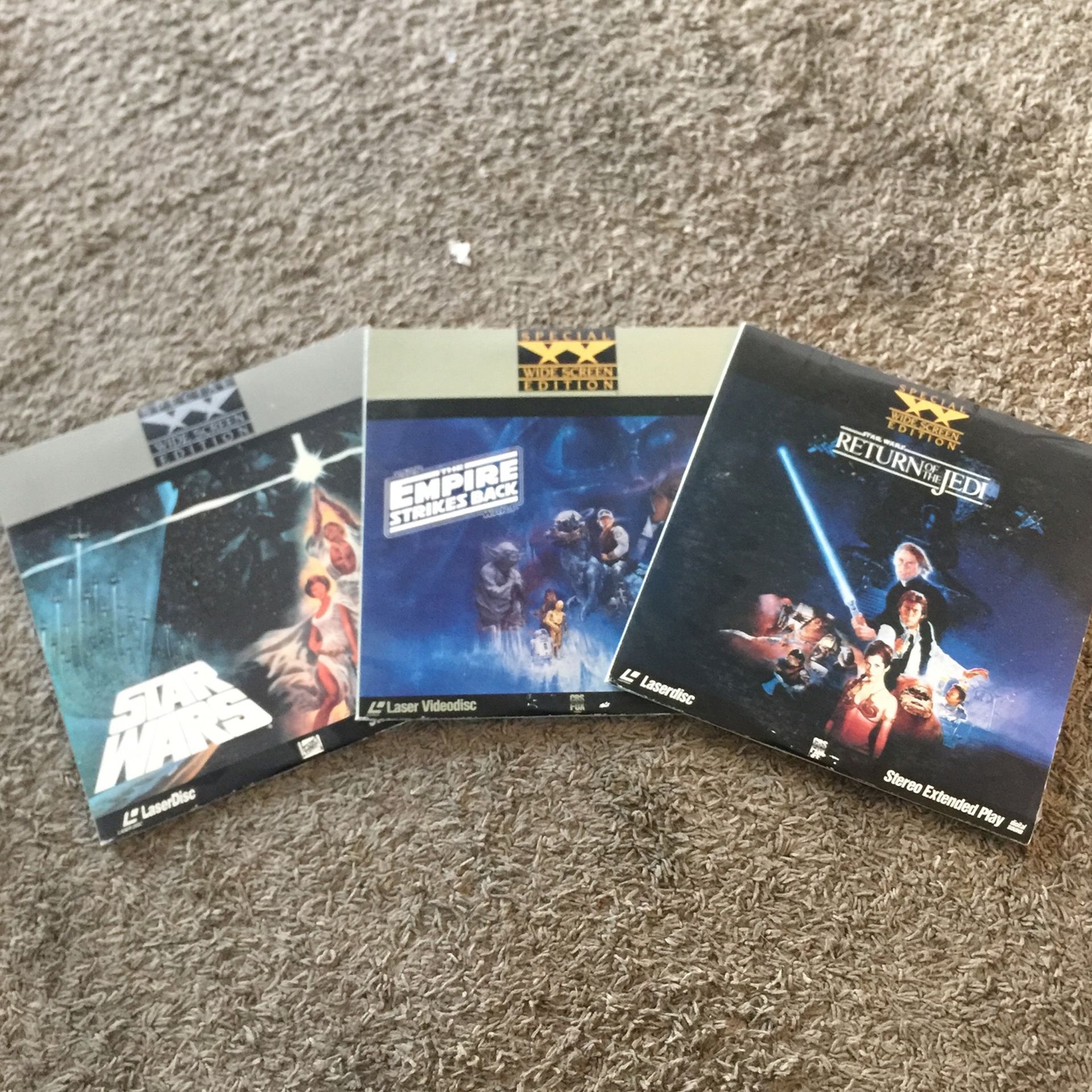 Star Wars Laser Disk Set