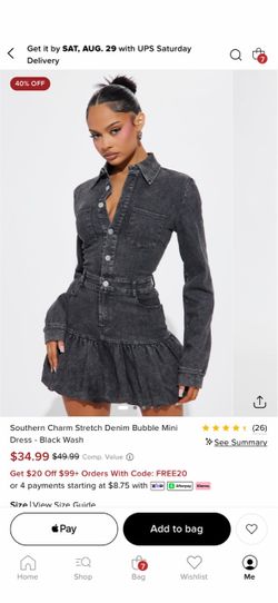 Denim dress