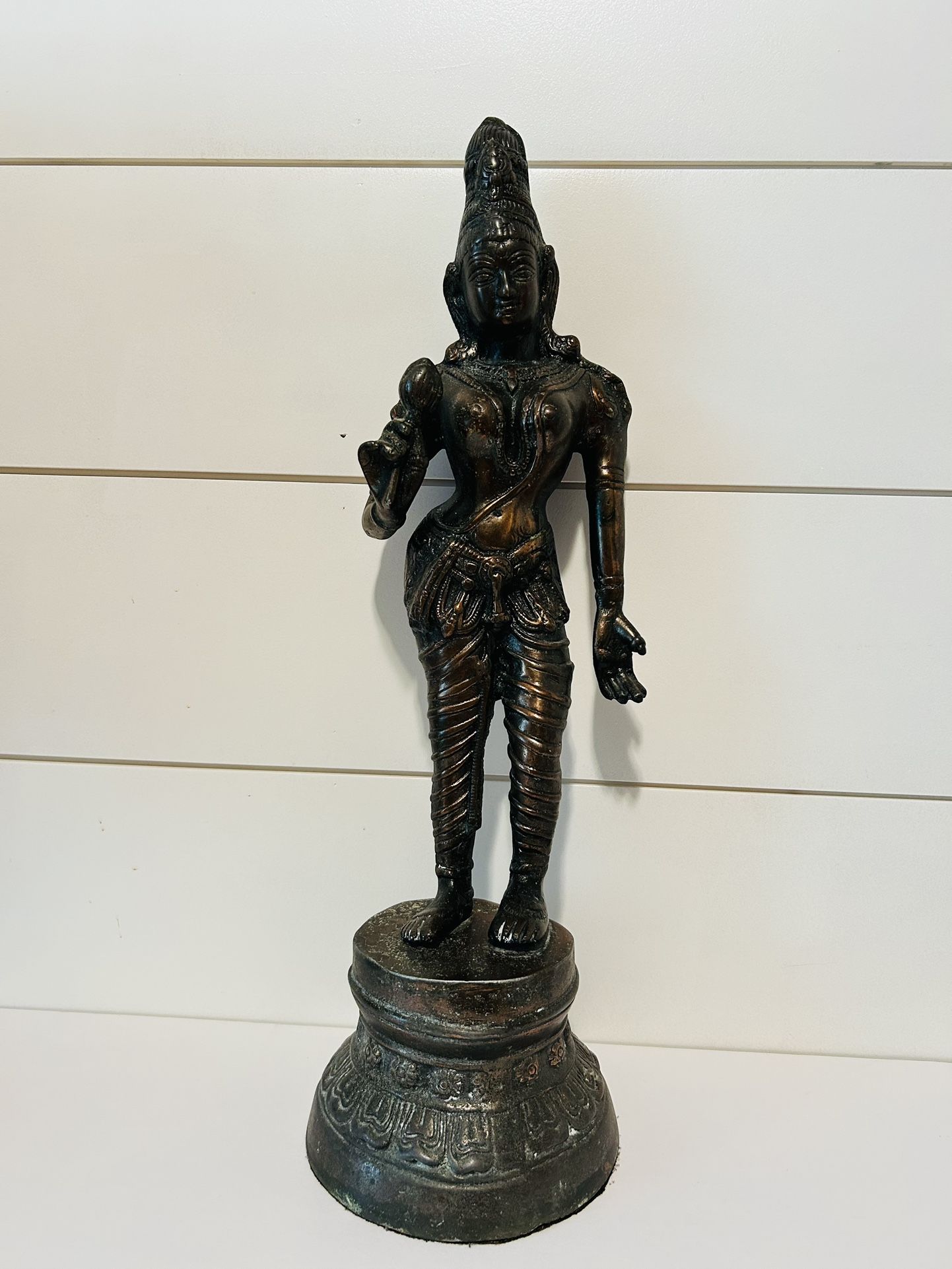 Antique bronze statue