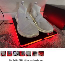 Reza shoes with charger size 11