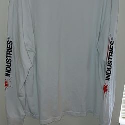 Obey Vintage White Large Long Sleeve Large 