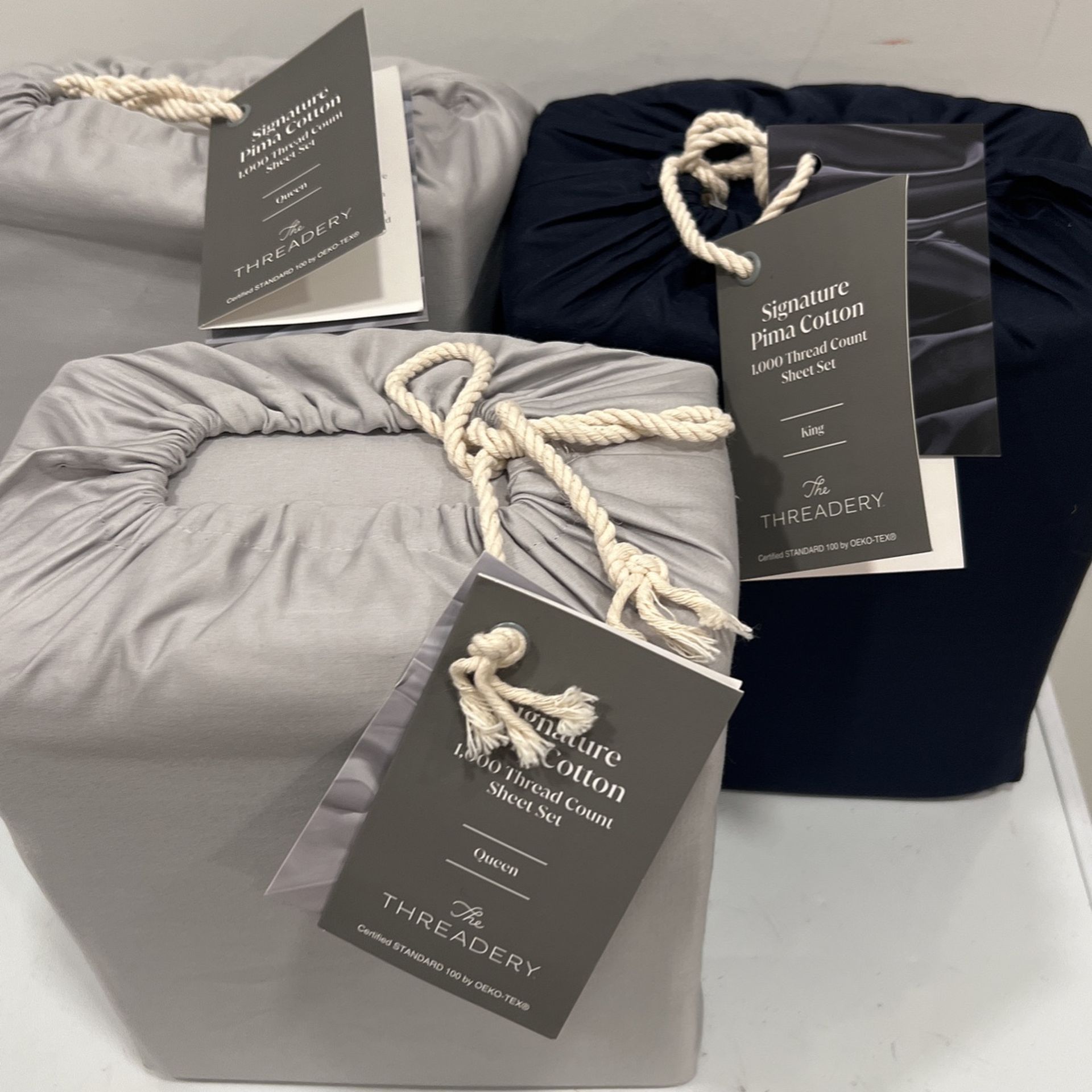The Threaders 1000 Thread Count Pima Cotton Sheets for Sale in Everett