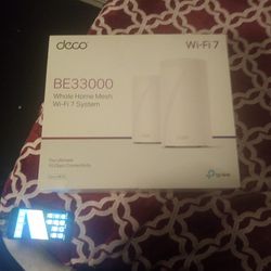 Tlink Deco Be33000 Whole Home Mesh  Wifi 7 SYSTEM 