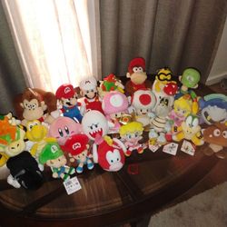 Mario Bros Plushies 