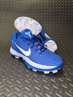 1/1 Custom Nike Kobe 6 ‘Dodgers’ Baseball Cleats Men’s Size 10