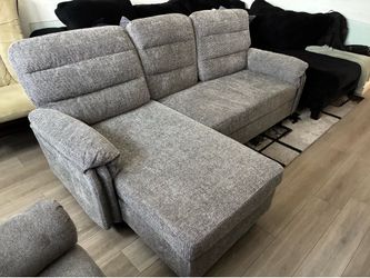 Light Gray Couch Chaise