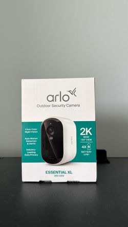 Arlo Essential XL 3rd Gen Outdoor Security Camera - New Sealed