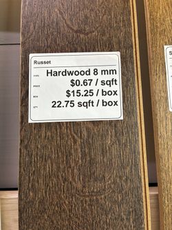 Russet Hardwood Flooring 8mm
